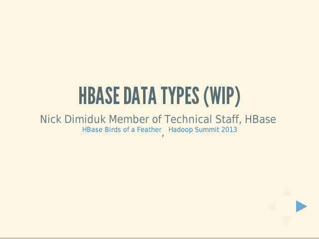 hbase-datatypes-wip