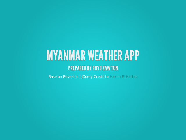 Myanmar Weather App