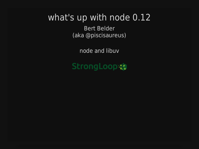 what's up with node 0.12