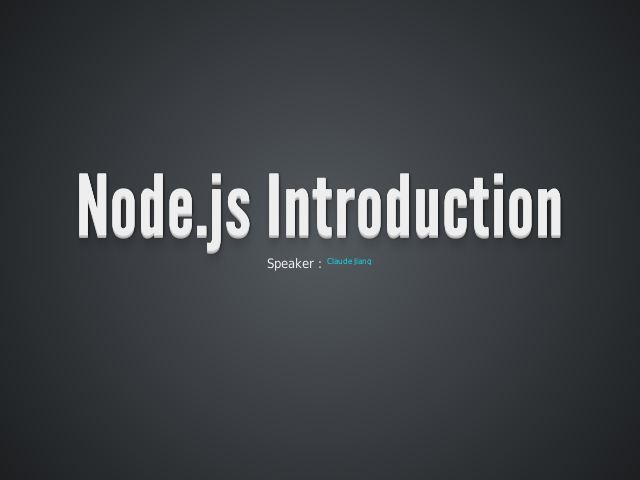 Node.js Introduction – What's Node – Technique