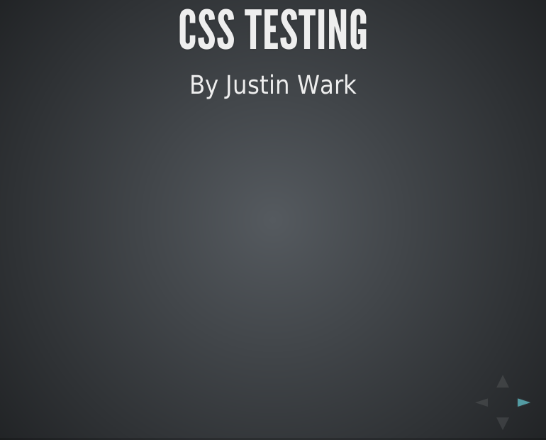 CSS Testing