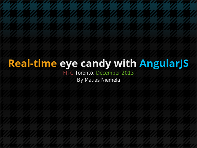 Real-time eye candy with AngularJS