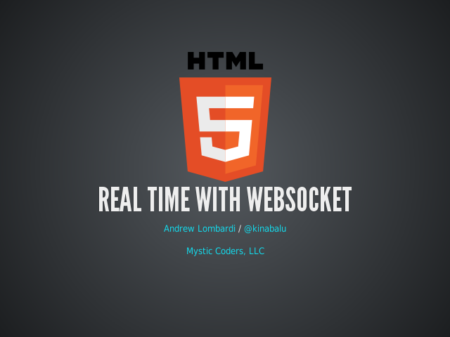 Real Time with WebSocket – About Me – History of "push" technology