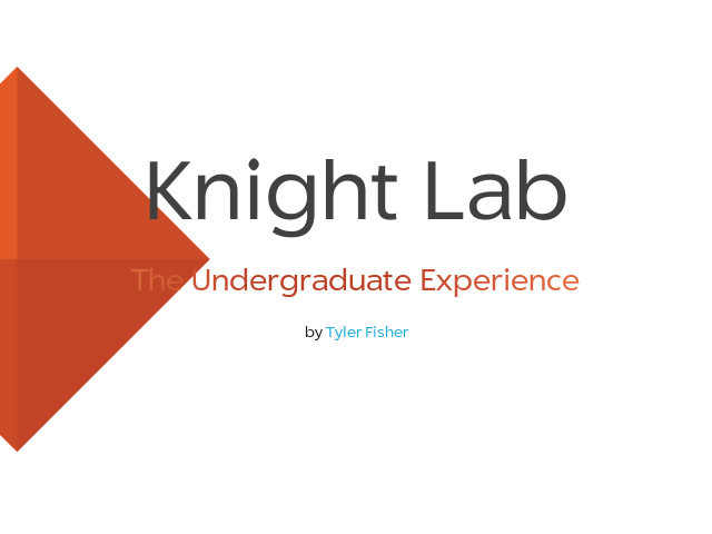 Knight Lab – The Undergraduate Experience