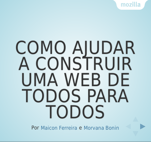 Como ajudar a construir uma Web de todos para todos – Como posso ajudar a construir uma Web de todos para todos?