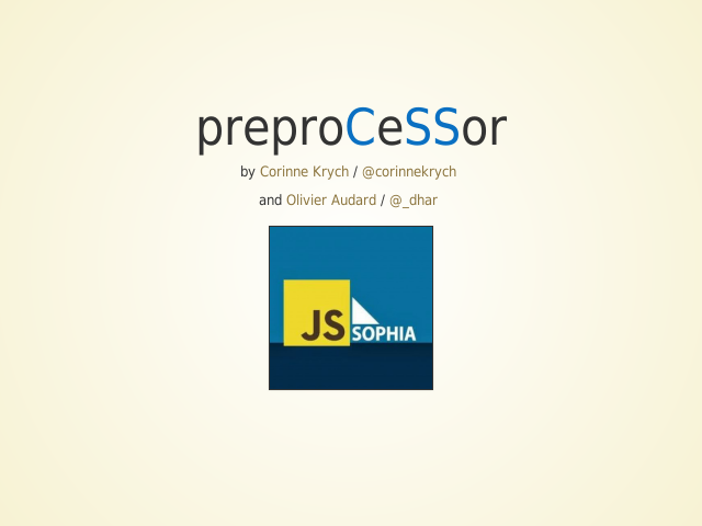 preproCeSSor