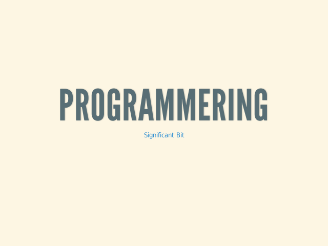 Programmering – Språk