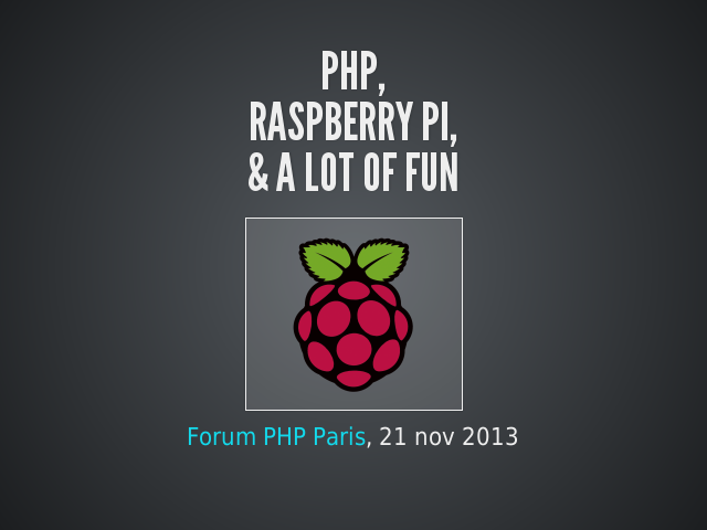 PHP,Raspberry Pi,& a lot of fun
					 – 3 sincere warns about PHP on Raspi – Meet the raspberry Pi