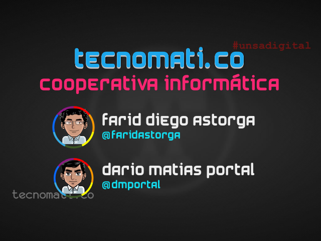 tecnomati.co – Cooperativa Informática – Nuestra breve historia