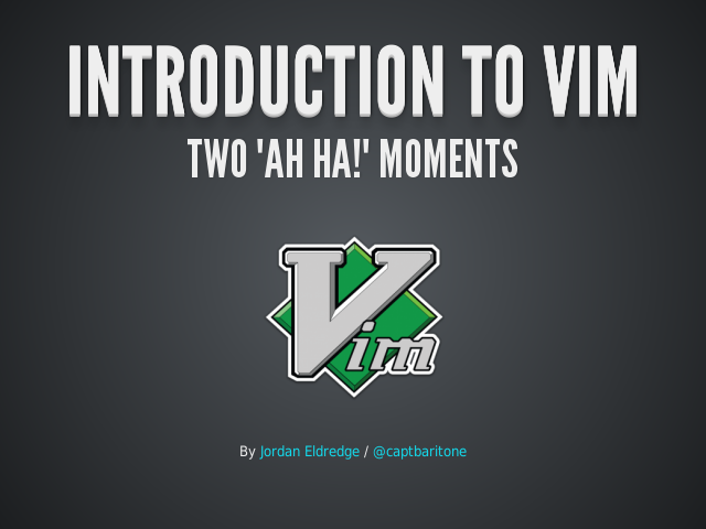 Introduction to Vim – Two "Ah ha!" moments – Select a word in snake_case