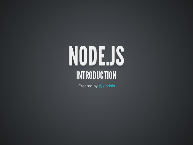 Node.js – Introduction