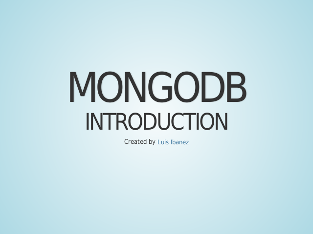 MongoDB – Introduction