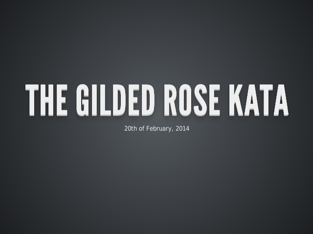 The Gilded Rose Kata