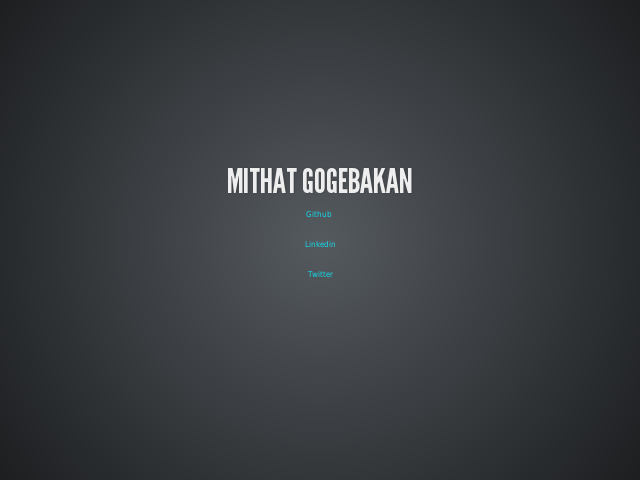 MITHAT GOGEBAKAN