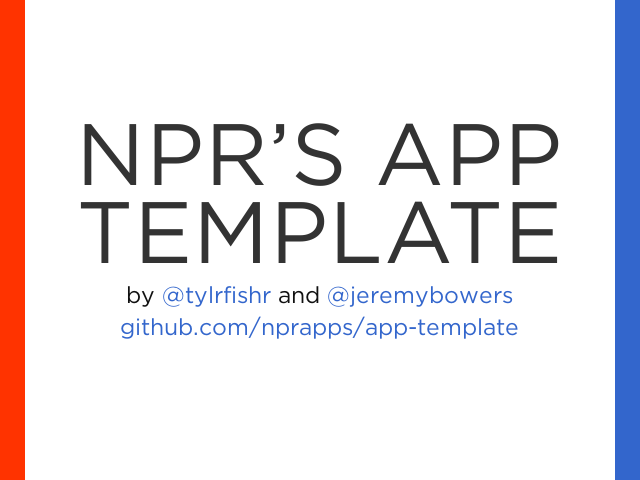 NPR's App Template