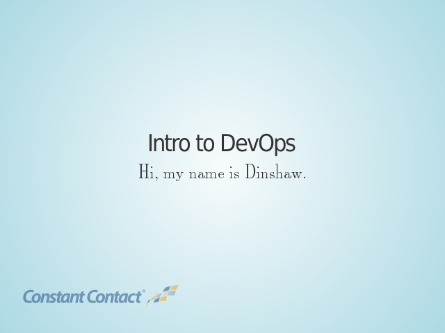 Intro to DevOps