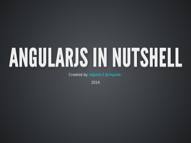 AngularJS in nutshell – Single Page Application? – Rich Client Application?
