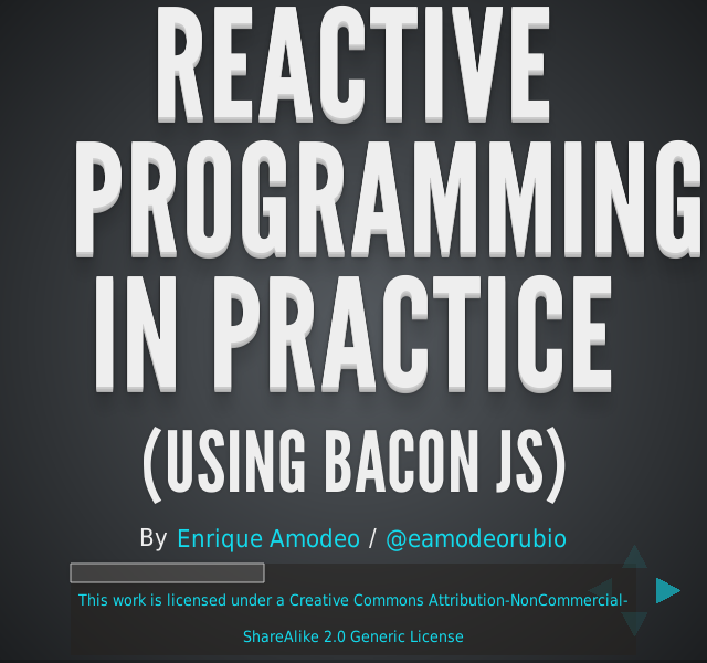 Reactive Programming in Practice – (Using Bacon JS)