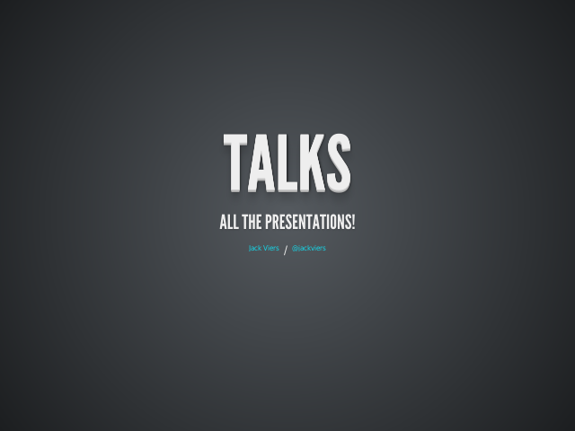 Talks