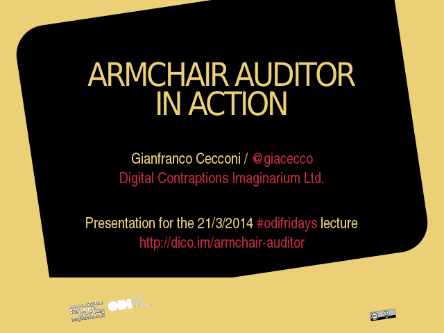 Armchair auditorin action