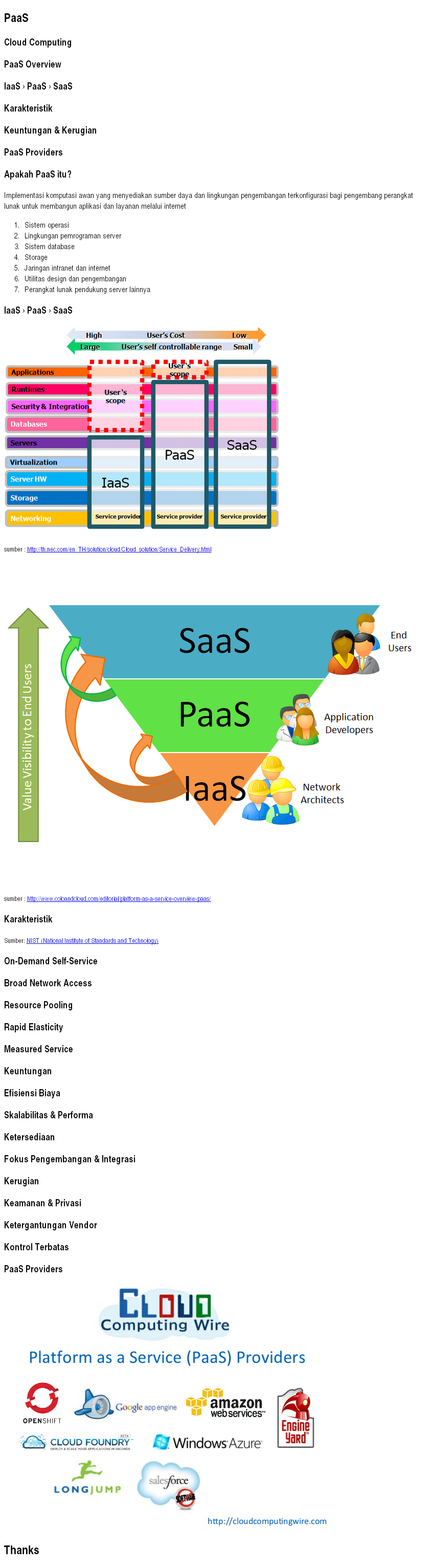 PaaS – Cloud Computing – Apakah PaaS itu?