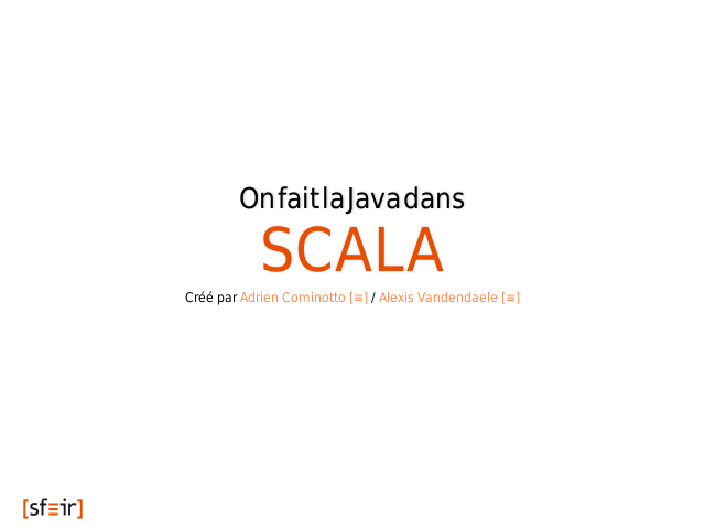 On fait la Java dans  – Scala – Scala de Milan ?