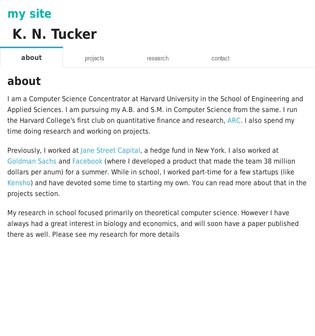 K. N.
            Tucker