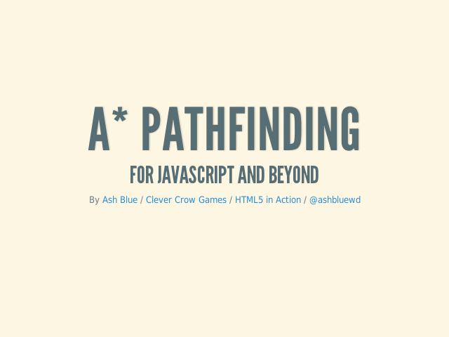 A* Pathfinding – For JavaScript and Beyond – What is AI pathfinding?