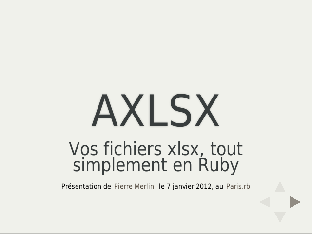 AXLSX – Vos fichiers xlsx, tout simplement en Ruby – En CSV
