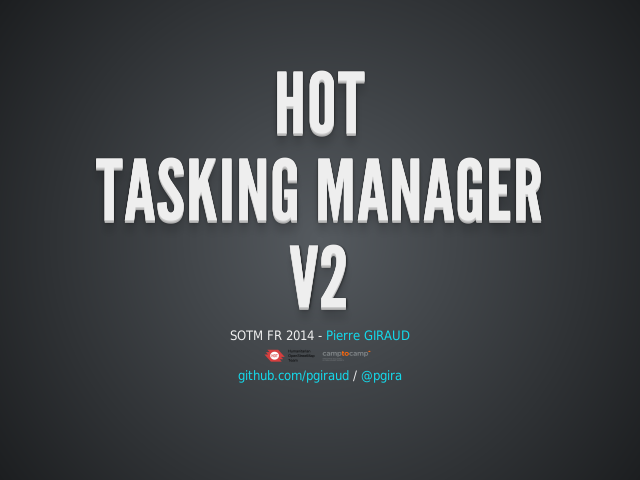 HOT – 
                        Tasking Manager
                     – 
                        V2