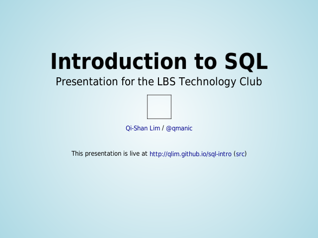 Introduction to SQL