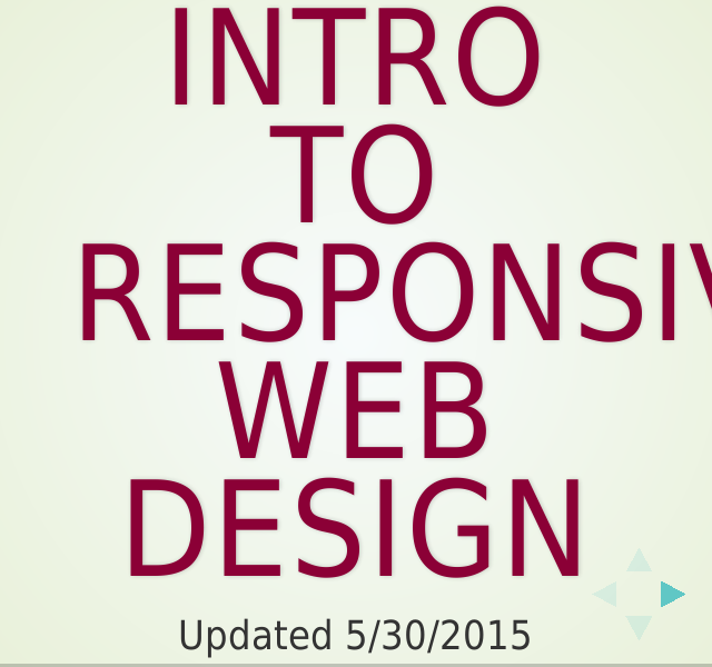 Intro to Responsive Web Design