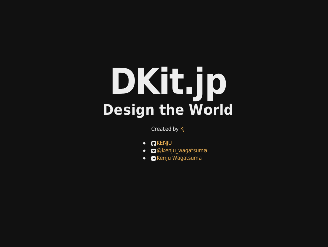 DKit.jp – Design the World – KJ