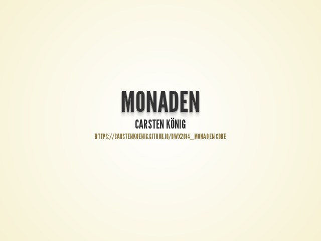 Monaden – Carsten König – Monade ... was ist das?