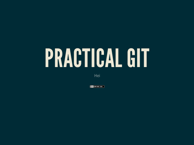 Practical Git – Why Git? – Record changes