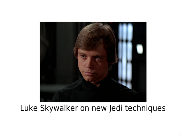 Luke Skywalker on new Jedi techniques – Lambda-выражения – Lambdas as closures