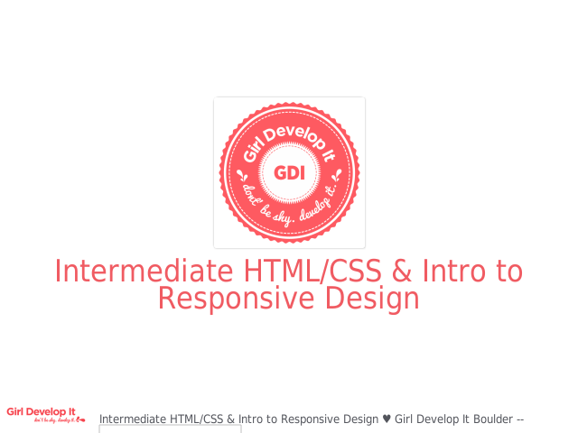 Intermediate HTML/CSS & Intro to Responsive Design – Hero Examples