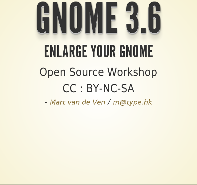 GNOME 3.6 – Enlarge your GNOME – User interface paradigms