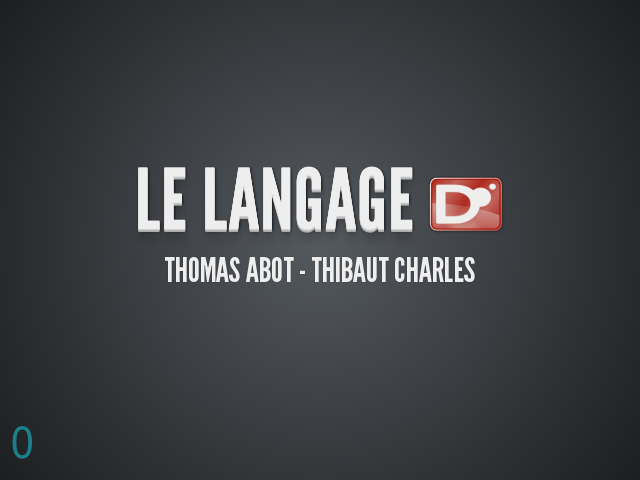 Le Langage  – Thomas ABOT - Thibaut CHARLES – Qu'est ce que c'est?