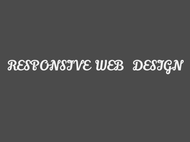 Responsive  Web
                              Design
                         – Introduction – Content Management