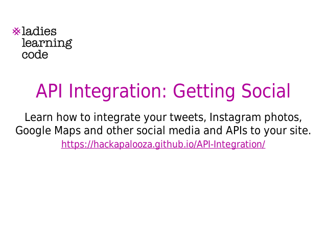 API Integration: Getting Social – Application Programming Interface – Inline Frame (IFrame)