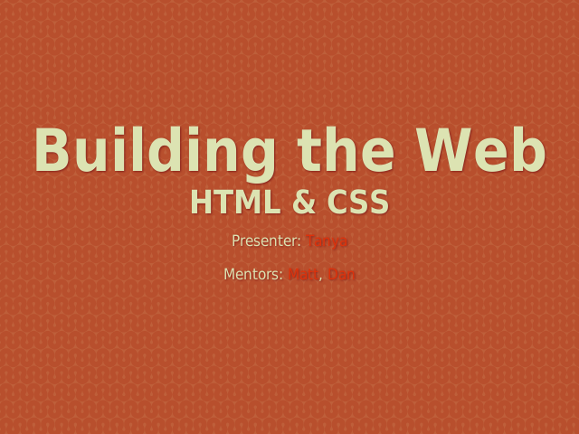 Building-the-Web