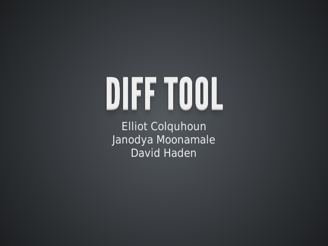 DIFF TOOL