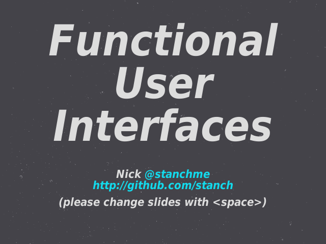 Functional User Interfaces – Composability