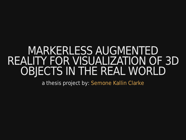 MARKERLESS AUGMENTED REALITY FOR VISUALIZATION OF 3D OBJECTS IN THE REAL WORLD – Vertical Slides – Slide Backgrounds