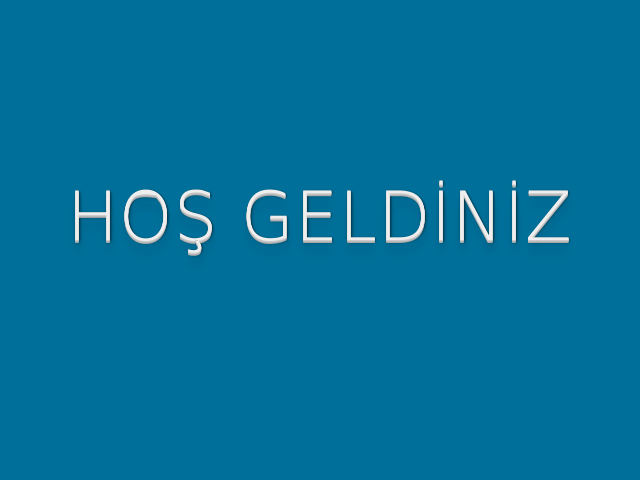 HOŞ GELDİNİZ – Kimim ben? – WordPress