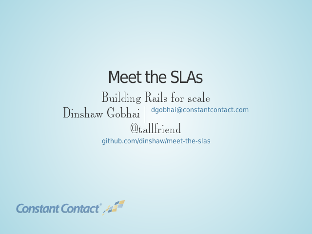 Meet the SLAs – CAUSE: Too much stuff – CAUSE: Redundancy Across Requests