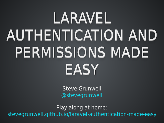 laravel-authentication-made-easy