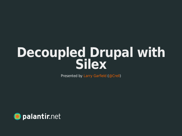 Decoupled Drupal with Silex – About  – CMS for Video Metadata