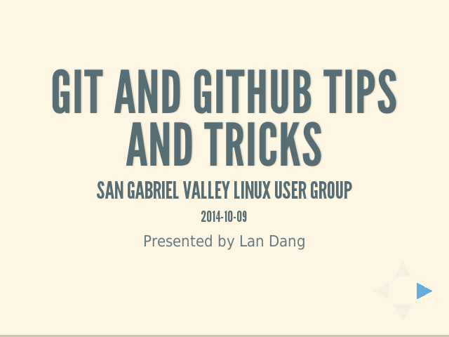 git-github-slides